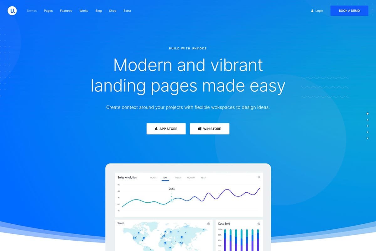 Landing business Theme